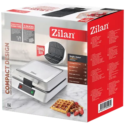 Zilan Aparat za vafle, 1200 W - ZLN2939, Bijeli