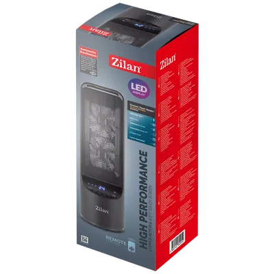 Zilan Grijalica sa keramičkim grijačem, 2000 W - ZLN2052, Crna