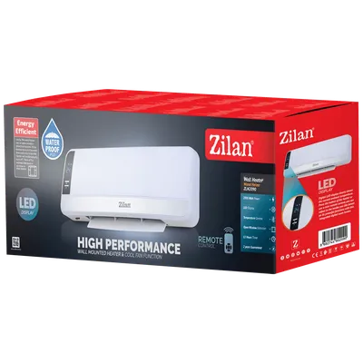 Zilan Grijalica zidna-podna, daljinski, 2000W, LED Display - ZLN2090, Bijela