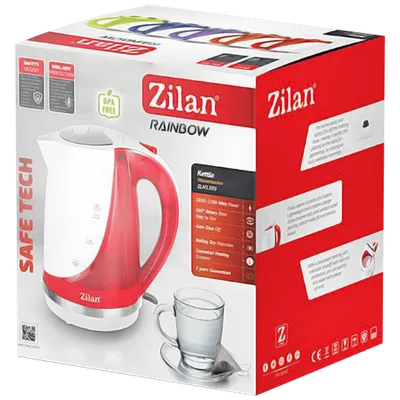 Zilan Kuhalo za vodu, zapremina 1.7 l, 1850-2200 W - ZLN1303 BL, Plavo