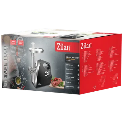 Zilan Mašina za mljevenje mesa, snaga 1200 W - ZLN7599 (ZLN7598/BK), Crna