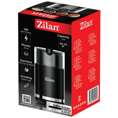 ZILAN Mlin za kafu, 150W - ZLN9280, Crni