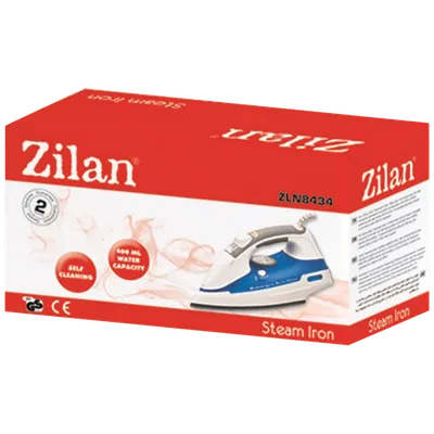 Zilan Pegla na paru, 2200 W, AntiDrip - ZLN8434, Bijela