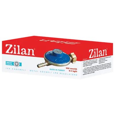 Zilan Regulator plina, 0-1.5 kg/h, max. 30 Mbar - ZLN0100, Plavi