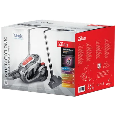 Zilan Usisavač sa posudom, 2000/320 W, HEPA filter - ZLN3529, Crni