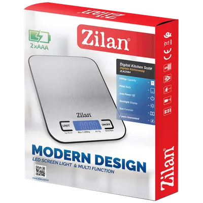 Zilan Vaga kuhinjska, do 5 kg - ZLN2984, Srebrna