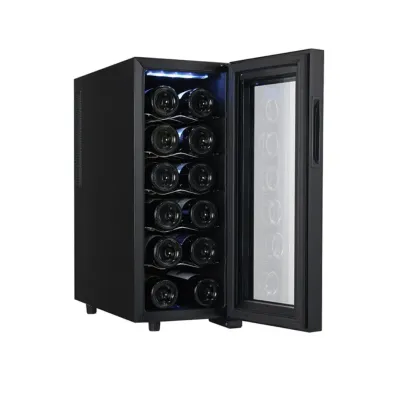 Zilan ZLN4681 Vitrina za vino, 33l, 12 boca vina, crna