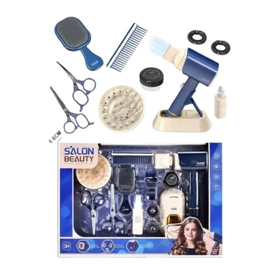 Salon beauty Dječiji set za kosu 069782, 13 kom, Plavi