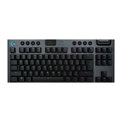 Logitech G915 TKL Lightspeed Wireless Mechanical Gaming Keyboard - CARBON,Crna