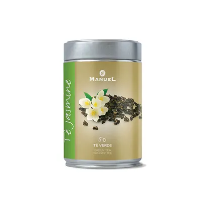 MANUEL Čaj Zeleni Jasmine u konzervi 200 gr.