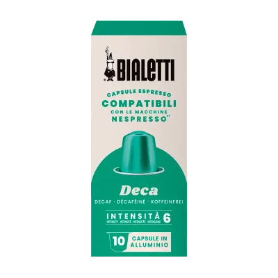 BIALETTI kapsule Nespresso kompatibilne Decaffeinato 10/1