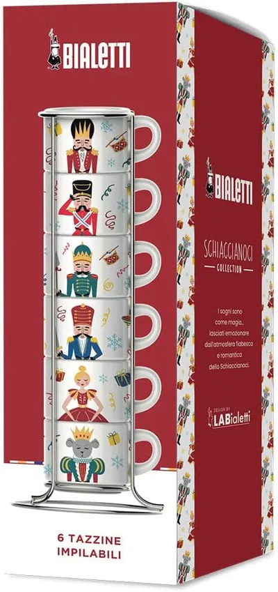 Bialetti set 6 složivih šoljica Orašar