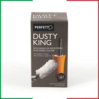 PERFETTO  dusty king 2 praško mikrofiber sa 2 rezervna punjenja i posudom za odlaganje