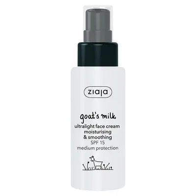 Ziaja Ultra Lagana Krema za Lice na Bazi Kozjeg Mlijeka Spf 15 50 ml