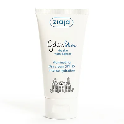 Ziaja Gdanskin Hidratantna Dnevna Krema za Lice Spf 15  50ml