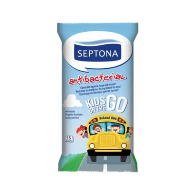 Septona Dječije antibakterijske maramice Kids On the Go 15/1