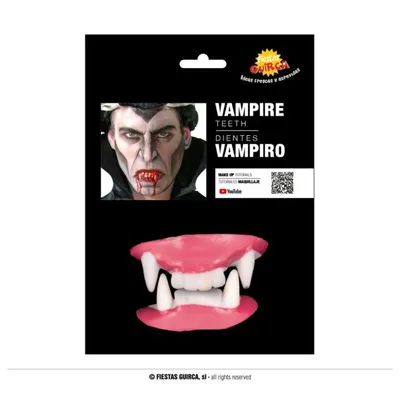 Vampirski zubi sa očnjacima, Bijeli