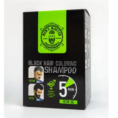 Men's Master Kolor šampon, Crni, 10x25ml