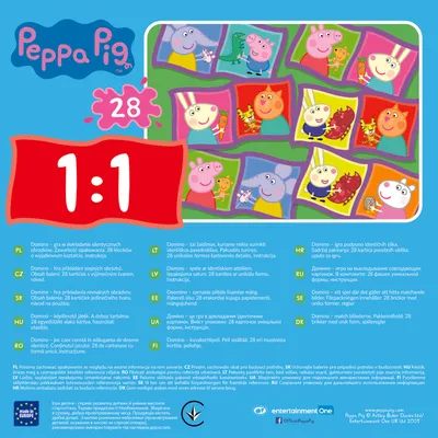 Trefl Društvena igra domino Pepa Pig 02066