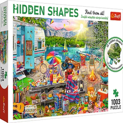 TREFL Puzzle 1000 Skriveni oblici