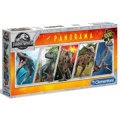 Clementoni Puzzle 1000 Panorama Jurassic World 39471
