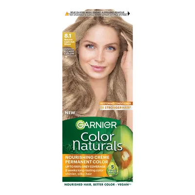Garnier Color Naturals boja za kosu 8.10 svijetlo pepeljasto plava