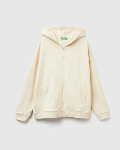 Benetton Ženska dukserica 3UNID500R-3C9-S, Bež