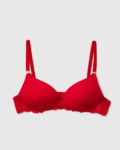 Benetton Grudnjak 3LEG1R027-2Z4-XL, Crveni