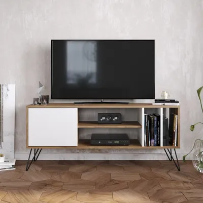 Decorotika TV komoda Mistico, Orah-bijela