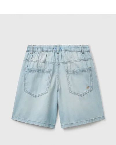 Benetton Kratke hlače za dječake 4DHJC9047G-902-S, Svijetloplave