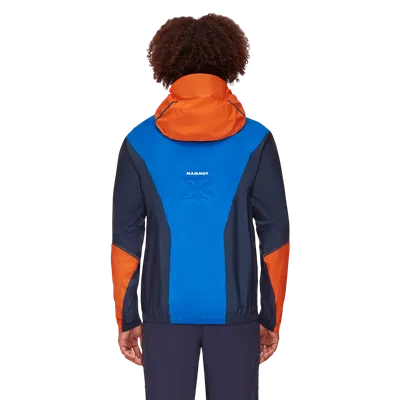 Mammut Muška Ski jakna Nordwand Light HS, Plavo-narandžasta