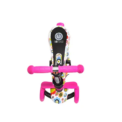 Lorelli Trotinet Smart Pink Flowers, rozi