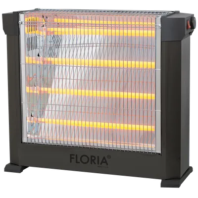Floria Grijalica sa halogenim ( kvarcnim ) grijačem, 1800 W, crna