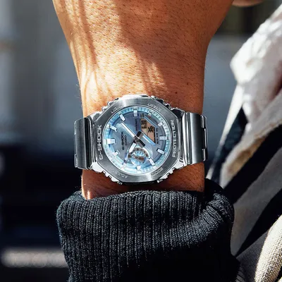 G-SHOCK Casio Sat GM-2110D-2AER, Sivi