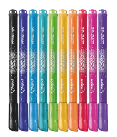 MAPED Flomasteri 10/1 GLITTER