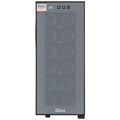 Zilan ZLN4682 Vinska vitrina, 33l, 12 boca vina, Antracit