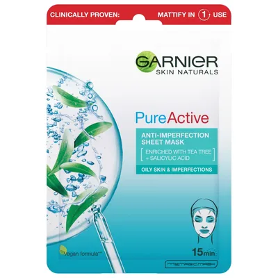 Garnier hidratantna maska ​​za lice Pure Active 28g Skin Naturals