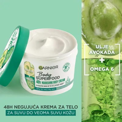 Garnier Body Superfood krema za tijelo s avokadom 380 ml