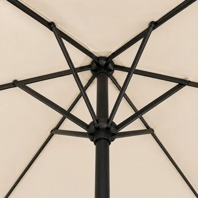 Aluminijski suncobran, 270 cm, bež
