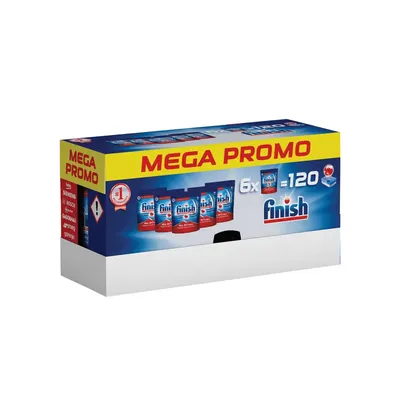Finish Tablete za suđe All in One Powerball PROMO BOX, 6x20 kom