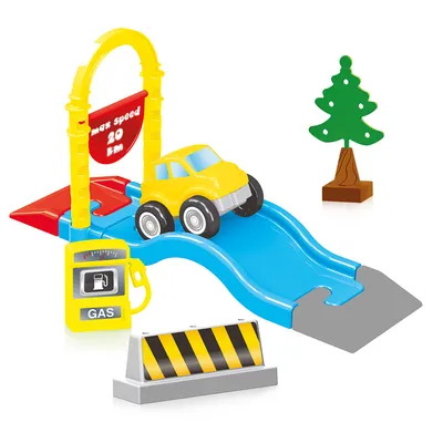Dolu Kocke auto staza 5025, 50Kom, 10x30x26cm