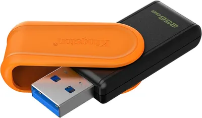 Kingston USB Fleš memorija DataTraveler Exodia S, 256GB, USB 3.2, Crni