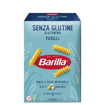 Barilla Fusilli testenina bez glutena, 400g