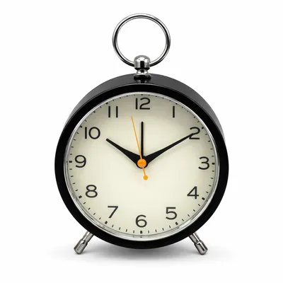 Stoni metalni alarm sat sa svjetlom 16 x 11 x 5.5 cm