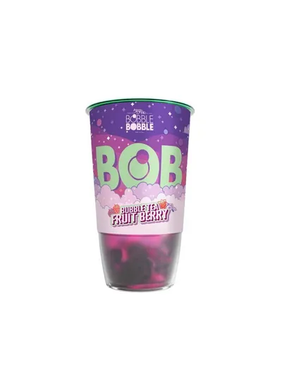 Bobble Bobble ledeni čaj Bubble Tea voće i bobičasto voće 360ml.