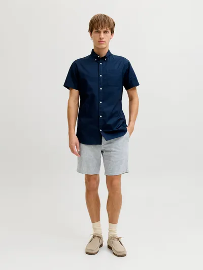 JJ REBEL Muški šorc JREBSUNNY CHINO SHORT REG, Siva