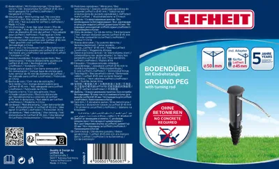 LEIFHEIT Klin za montažu vrtnih sušilica