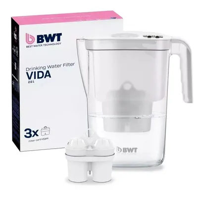 BWT Bokal za filtriranje vode sa 3 filtera Vida, 2.6l