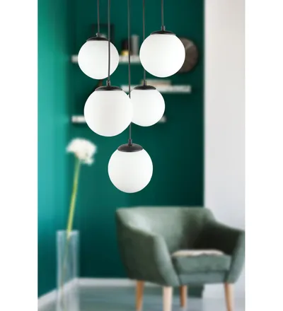 KryLight Luster Alegro 5 crni