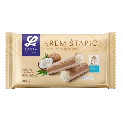 Lasta Krem štapić kokos, 200 g